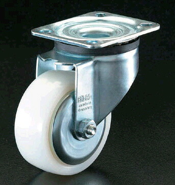 【メーカー在庫あり】 エスコ ESCO 125mm キャスター 自在金具・ホイールカバー付 000012025236 HD店