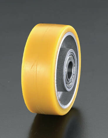 【メーカー在庫あり】 エスコ ESCO 100x40mm 車輪 ポイウレタンタイヤ・アルミリム・ベアリング 000012067241 HD店
