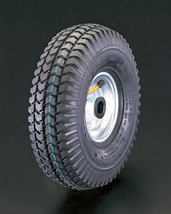【メーカー在庫あり】 エスコ ESCO 300x100mm 車輪 空気入・スチールリム・ベアリング 000012261109 HD店｜ヒロチー商事 ハーレー 店