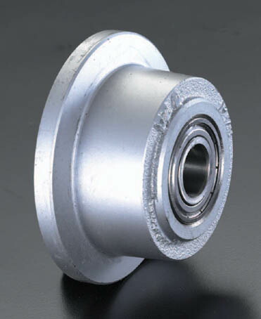 【メーカー在庫あり】 エスコ ESCO 250x 65mm 車輪 ボールベアリング・鋳鋼製・レール用 000012067330 HD店
