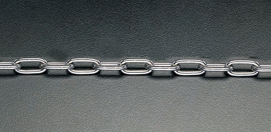 【メーカー在庫あり】 エスコ ESCO 6.0mmx30m リンクチェーン ステンレス製 000012093715 HD店