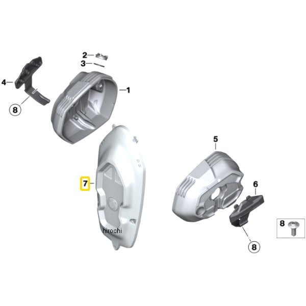 BMW純正 ベルトカバー フライス加工済み 11148394602 HD店