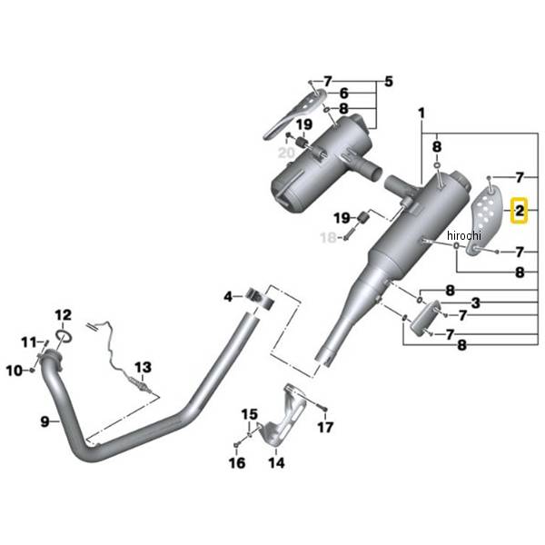 BMW純正 カバー LH 18127728047 HD店