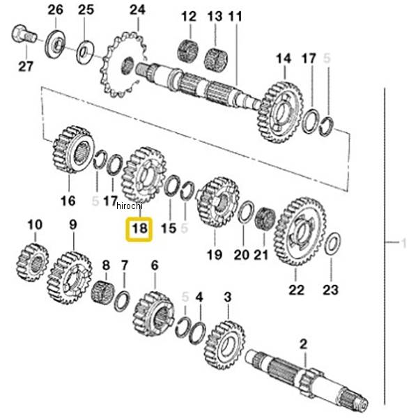 BMW純正 ギア ホィール 3 速 23007700146 HD店