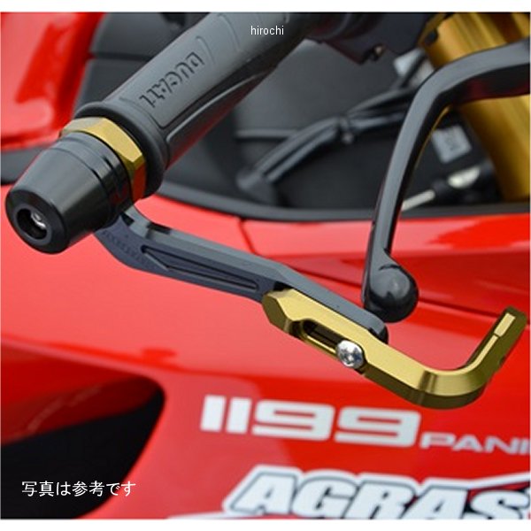 アグラス AGRAS レバーガード ドゥカティ 1199 パニガーレS 黒/ゴールド/黒 301-559-BKGB HD店