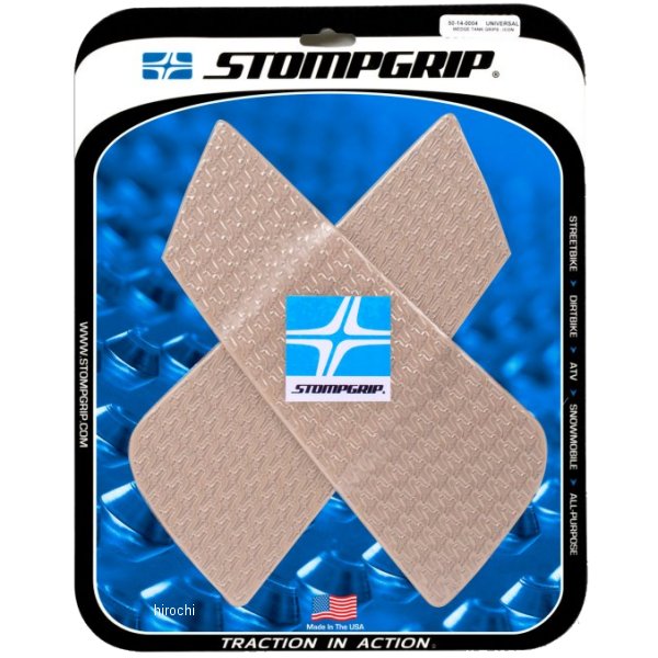 ストンプグリップ STOMPGRIP トラクションパッド ウエッジ アイコン 汎用 クリア 50-14-0004C HD店