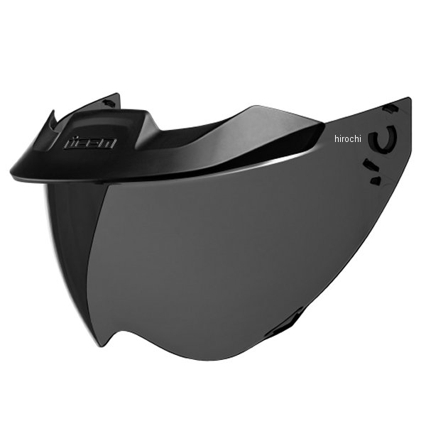 アイコン ICON シールド DOMAIN用 MOTO ダークスモーク 0130-1038 HD店｜ヒロチー商事 ハーレー 店