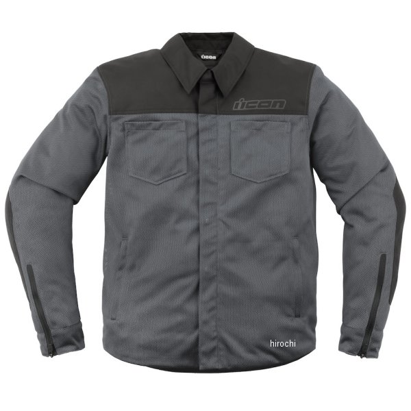 アイコン ICON 春夏モデル ジャケット UPSTATE MESH グレー XLサイズ 2820-6226 HD店