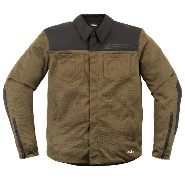 アイコン ICON 春夏モデル ジャケット UPSTATE MESH 緑 XLサイズ 2820-6232 HD店