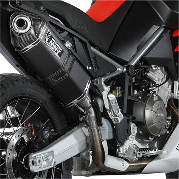 ミヴ Mivv スリップオンマフラー SPEED EDGE BLACK 22年 Tuareg660 ステンレス ブラック A.017.LRB HD店