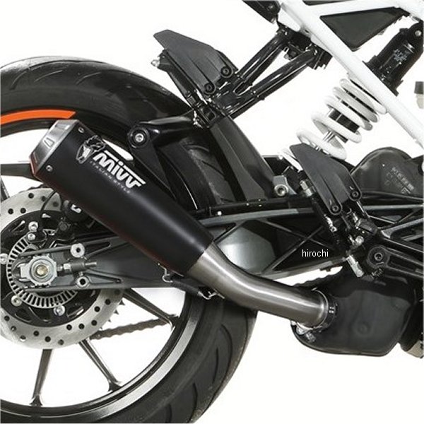 ミヴ Mivv スリップオンマフラー X-M1 BLACK 21年-22年 390デューク ブラックステンレス KT.025.LC4B-390dk HD店