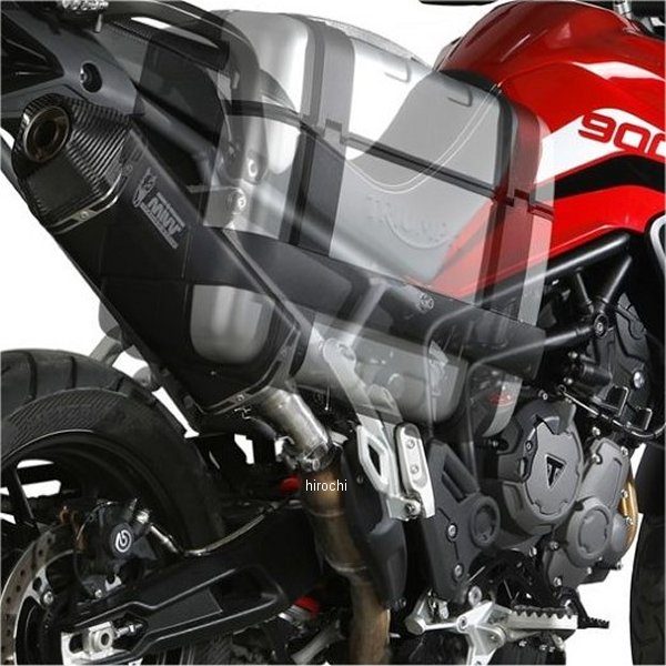 ミヴ Mivv スリップオンマフラー SPEED EDGE BLACK 21年-22年 Tiger900Rally ステンブラック T.018.LRB-Rally HD店