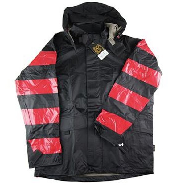 GOODS グッズ PRISON RAIN SUIT 防水レインスーツ Mサイズ 赤 GA-00215 HD店