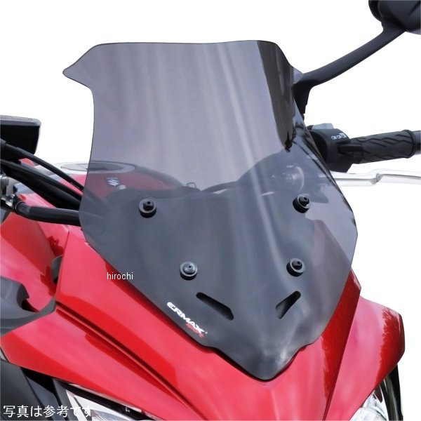 0304XXS08 アルマックス ERMAX スポーツスクリーン 40cm 15年-20年 GSX-S1000F グレー 030454S08 HD店