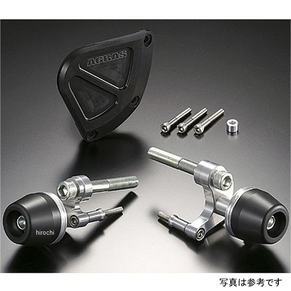 アグラス AGRAS レーシングスライダー フレーム&クラッチ ロゴ無し 06年-07年 CBR1000RR 白 342-170-005 HD店