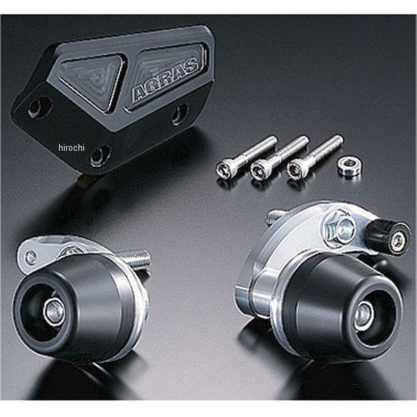 アグラス AGRAS レーシングスライダー 3点セットR ロゴ無し 06年-07年 YZF-R6 黒 342-266-004B HD店 26,867円