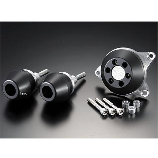 アグラス AGRAS レーシングスライダー 3点セットL ロゴ無し FZ1 黒 342-267-007B HD店