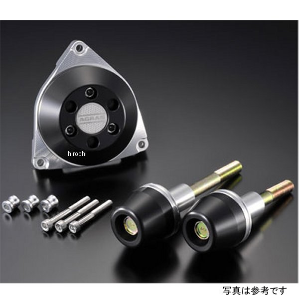 アグラス AGRAS レーシングスライダー フレーム&オイルポンプA ロゴ無し 09年 YZF-R1 黒 342-271-007B HD店｜ヒロチー商事 ハーレー 店