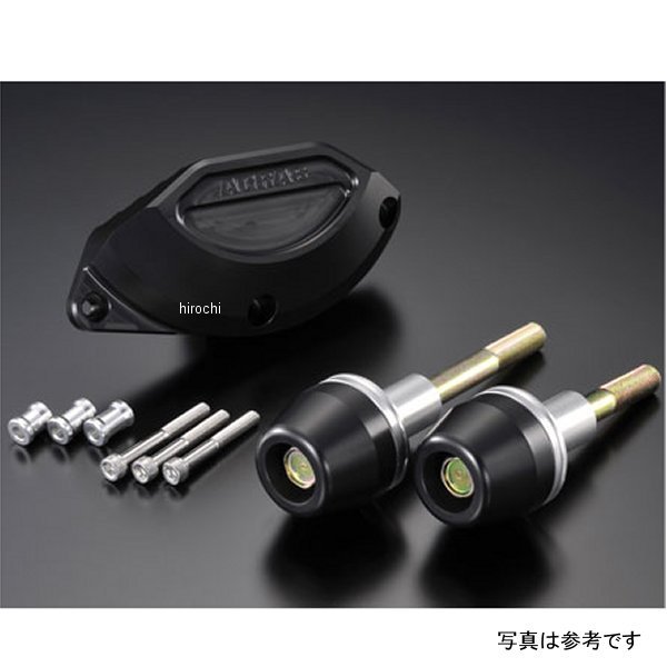 アグラス AGRAS レーシングスライダー フレーム&クランクB ロゴ有り 09年 YZF-R1 黒 342-271-008BX HD店|ヒロチー商事 ハーレー 店