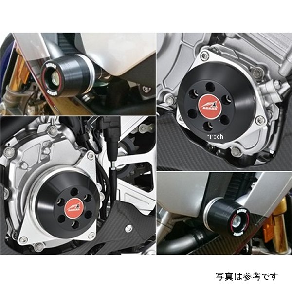 アグラス AGRAS レーシングスライダー 4点セット ロゴ有り 15年 YZF-R1/M 黒 342-276-005BX HD店|ヒロチー商事 ハーレー 店