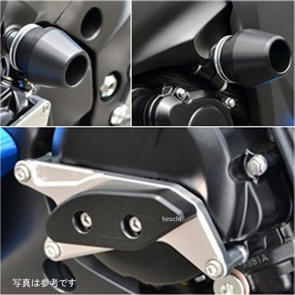 アグラス AGRAS レーシングスライダー フレーム φ60+ジェネレーターA ロゴ無し GSX-S1000/F 黒 342-302-008B HD店｜ヒロチー商事 ハーレー 店
