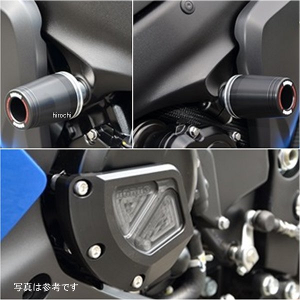 アグラス AGRAS レーシングスライダー フレームφ50&ジェネレーターB ロゴ有り GSX-S1000/F 白 342-302-009X HD店|ヒロチー商事 ハーレー 店