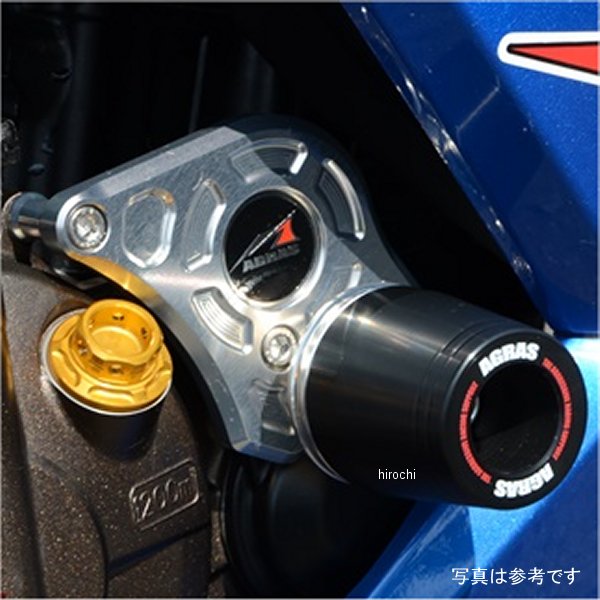 アグラス AGRAS レーシングスライダー フレーム ロゴ無し ジクサーSF250 白 342-310-000 HD店