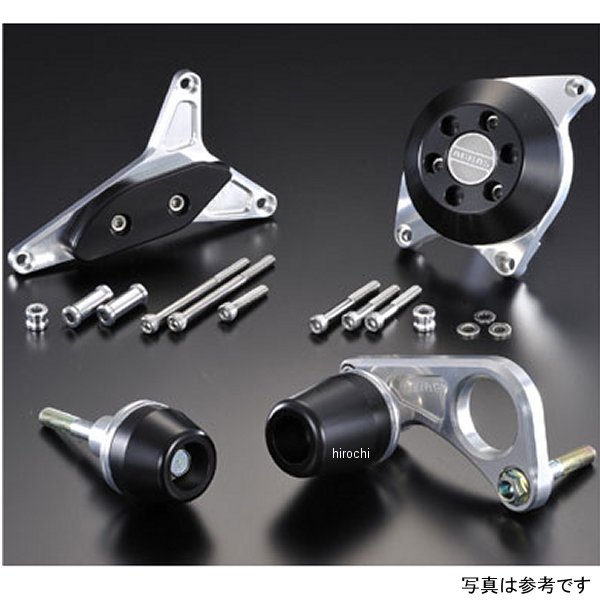 アグラス AGRAS レーシングスライダー 4点セット ロゴ有り 08年-09年 GSX-R750 黒 342-393-005BX HD店｜ヒロチー商事 ハーレー 店