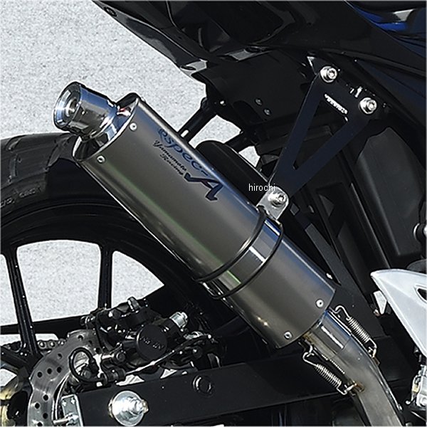 ヤマモトレーシング フルエキゾースト SUS UP-TYPE JMCA認証 22年- GSX-S125/R125 チタン 30126-71STC HD店｜ヒロチー商事 ハーレー 店
