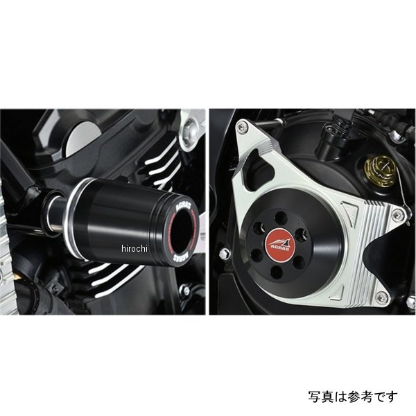 アグラス AGRAS レーシングスライダー フレームφ50&クラッチA ロゴ無し 20年以前 Z900RS 黒 342-400-006B HD店