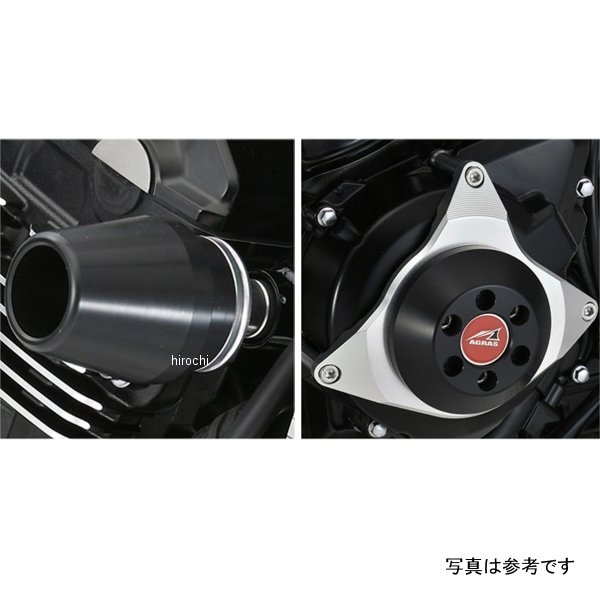 アグラス AGRAS レーシングスライダー フレームφ60&ジェネレーターA ロゴ有り 20年以前 Z900RS 黒 342-400-007BX HD店