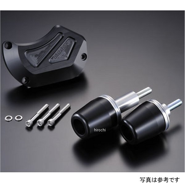 アグラス AGRAS レーシングスライダー 3点セットB 右側 ロゴ無し 08年-09年 ZX-10R 黒 342-478-010B HD店