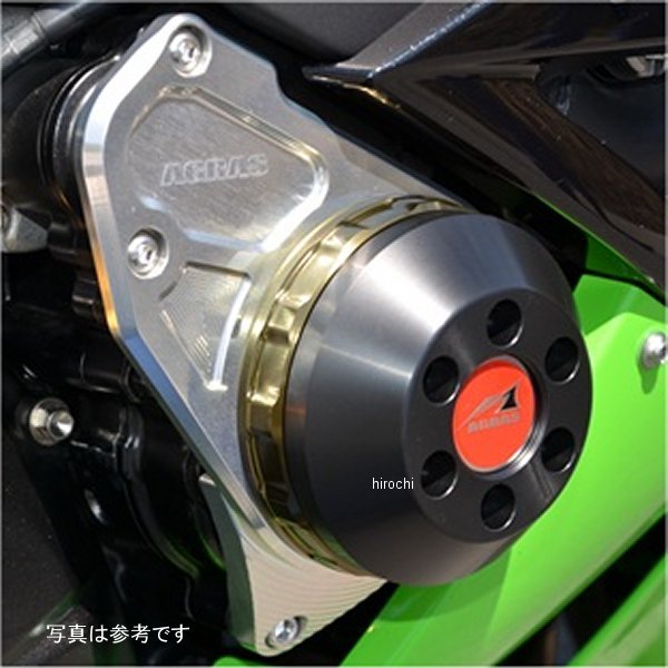 アグラス AGRAS レーシングスライダー クランク 09年-12年 ZX-6R シルバー/白 342-488-000SS HD店|ヒロチー商事 ハーレー 店