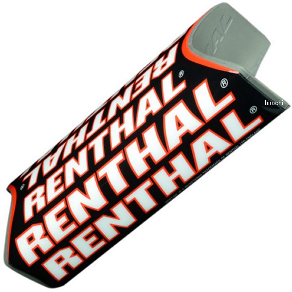 【USA在庫あり】 レンサル RENTHAL ハンドルバーパッド ファットバー用 1-1/8インチ 黒/赤 0601-3216 HD店