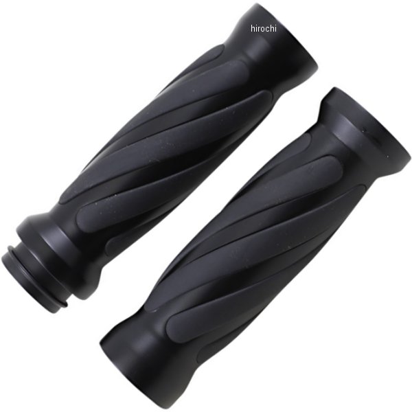 【USA在庫あり】 DRAG Specialties ドラックスペシャリティーズ グリップ TWISTED TBW ハーレー 電子スロットル用 マットブラック 0630-2690 HD店