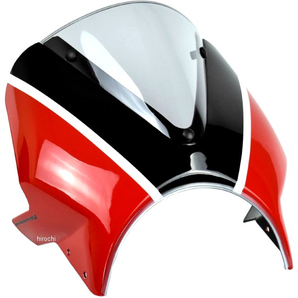 ピラミッドプラスチック Pyramid Plastics フライスクリーン 18年-22年 ロイヤルエンフィールド Interceptor 650 赤/黒 297950R HD店