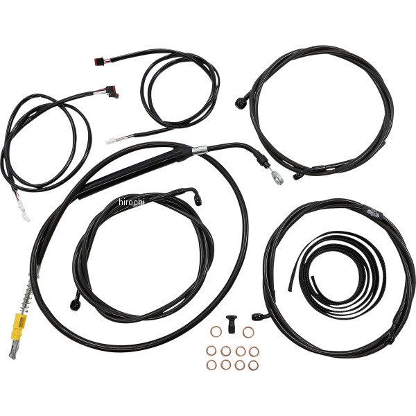【USA在庫あり】 LAチョッパーズ ケーブルキット PM AB 15-17インチ 21年以降 ハーレー ツーリング 0662-0914 HD店