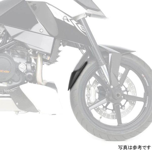 ピラミッドプラスチック Pyramid Plastics 延長フェンダー ショート 08年-11年 KTM 690 Duke R 黒 059310 HD店