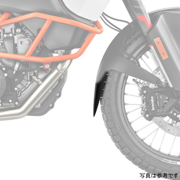 ピラミッドプラスチック Pyramid Plastics 延長フェンダー ショート 13年-16年 KTM 1190 Adventure R 黒 059366 HD店
