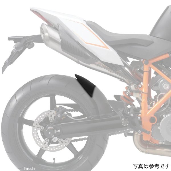ピラミッドプラスチック Pyramid Plastics ハガー エクステンション 05年-08年 KTM 950 Supermoto R 黒 079300 HD店