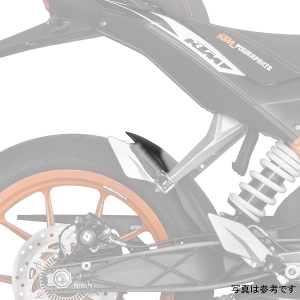 ピラミッドプラスチック Pyramid Plastics ハガー エクステンション 12年-16年 KTM 125 Duke 黒 079304 HD店