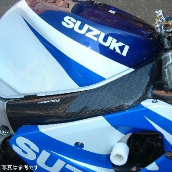 ピラミッドプラスチック Pyramid Plastics フレームカバー 00年-03年 GSXR750 カーボン 02010A HD店|ヒロチー商事 ハーレー 店