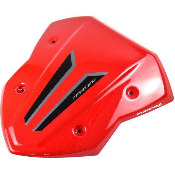 ピラミッドプラスチック Pyramid Plastics フライスクリーン 21年-22年 Tracer9 GT 赤 22205R HD店|ヒロチー商事 ハーレー 店