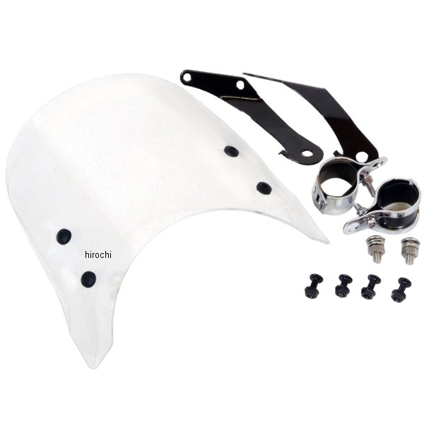 【メーカー在庫あり】 ワールドウォーク 汎用メーターバイザー 取り付けバンド付き クリア ws-01m-daytona HD店