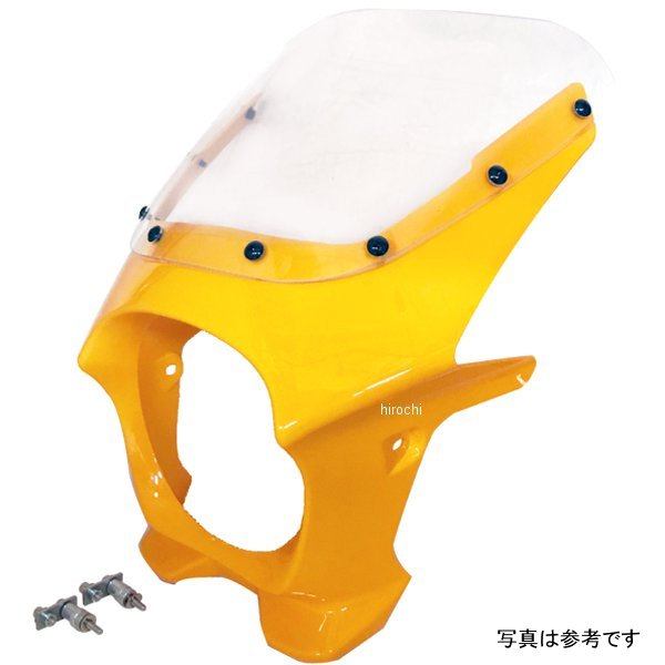 【メーカー在庫あり】 ワールドウォーク ビキニカウルR モンキー125 バナナイエロー/クリア ds-07r-2c HD店