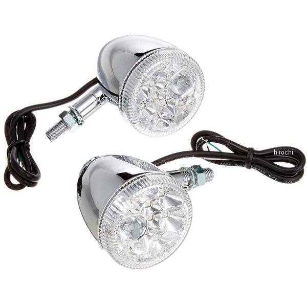 ワールドウォーク LEDウインカー hanabi シングルファンクション メッキ wled-2-1 HD店