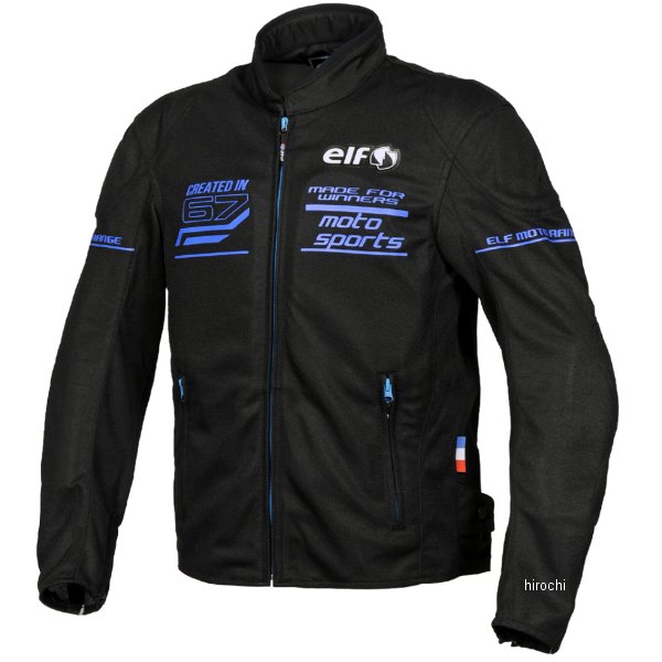 エルフ elf 2023年春夏モデル フレッドメッシュジャケット 黒/青 Sサイズ EJ-S116 HD店