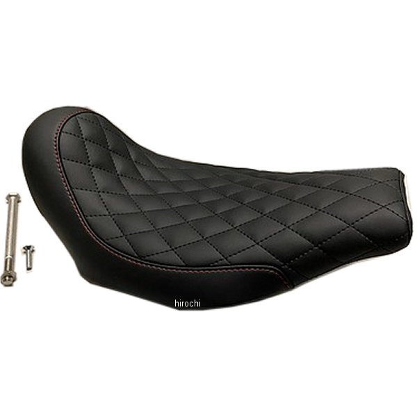 部品屋K&W BT CHOPPERS シート 純正タンク対応 本革 ダイヤステッチ 21-01-442 HD店