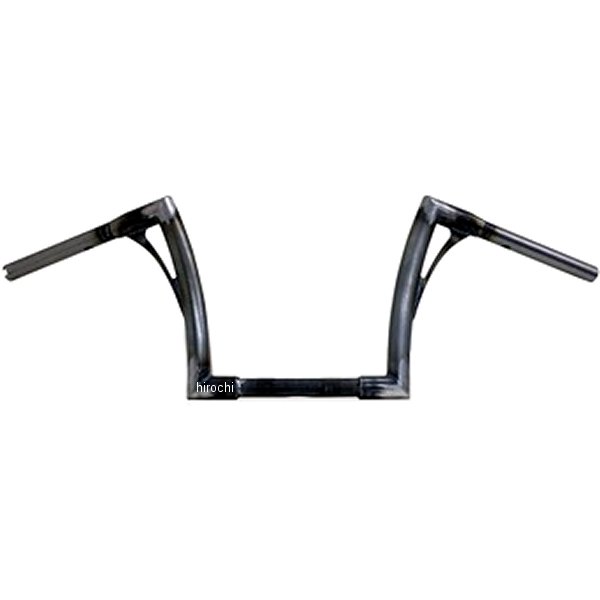 部品屋K&W フローバー ハンドルバー 08-21年 FLHR/FLTR 28cm ミディアム ブレースなし 1-1/4インチ K928102 HD店