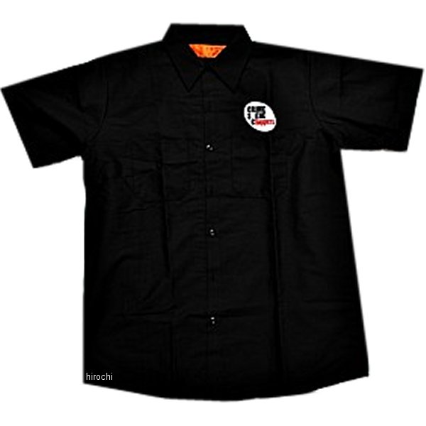 部品屋K&W CRIME SCENE Choppers ワークシャツ 黒 Lサイズ P65107 HD店 12,153円
